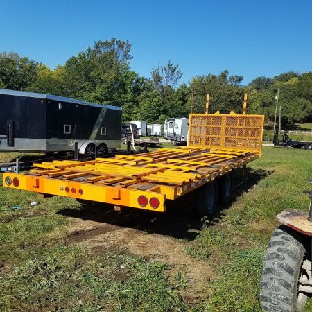 Used 2017 Brooks Brothers Flatbed Deckover Trailer 20K