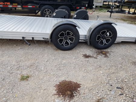 New 2026 Timpte 7x20 REV 3 Hydraulic Drop Deck Aluminum Car Hauler 7K