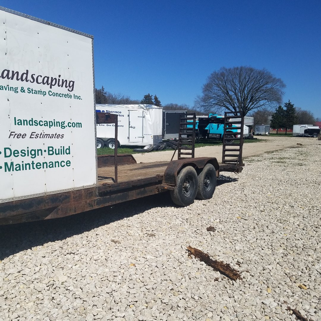 Used 2012 J&B Enterprizes 7x24 12K Equipment trailer