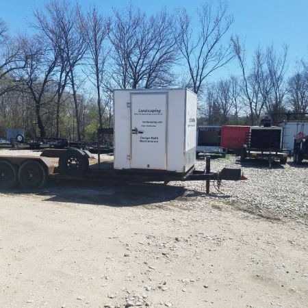 Used 2012 J&B Enterprizes 7x24 12K Equipment trailer