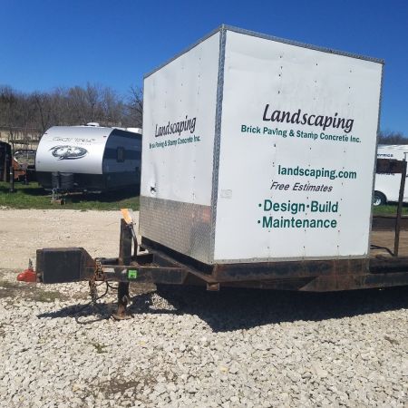 Used 2012 J&B Enterprizes 7x24 12K Equipment trailer