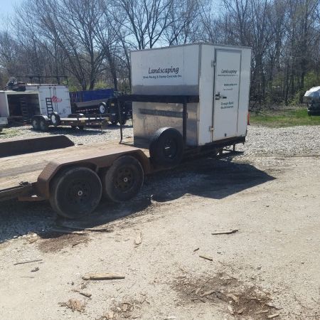 Used 2012 J&B Enterprizes 7x24 12K Equipment trailer