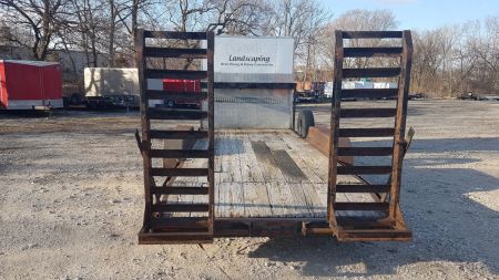 Used 2012 J&B Enterprizes 7x24 12K Equipment trailer