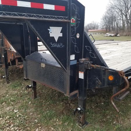 Used 2018 PJ Trailers 8.5 x 27+5 Deckover Gooseneck 20K Equipment Trailer