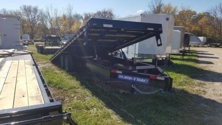 New 2026 Sure-Trac 8.5 x 22 Powertilt Deckover 14K Deckover Trailer