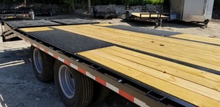 New 2025 Sure-Trac 8.5x25+5 Heavy Duty Gooseneck Equipment Trailer 20k