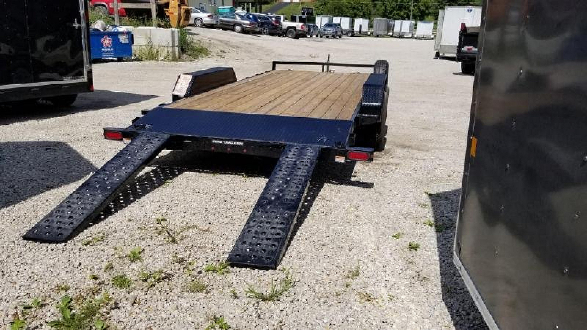 Used RENTAL #25 7x18 Sure Trac Open Car Hauler