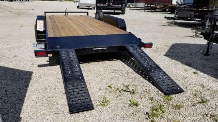 Used RENTAL #25 7x18 Sure Trac Open Car Hauler
