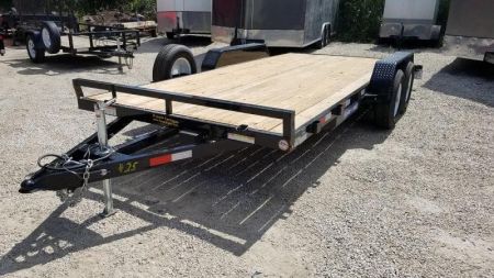 Used RENTAL #25 7x18 Sure Trac Open Car Hauler