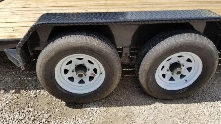 Used RENTAL #25 7x18 Sure Trac Open Car Hauler