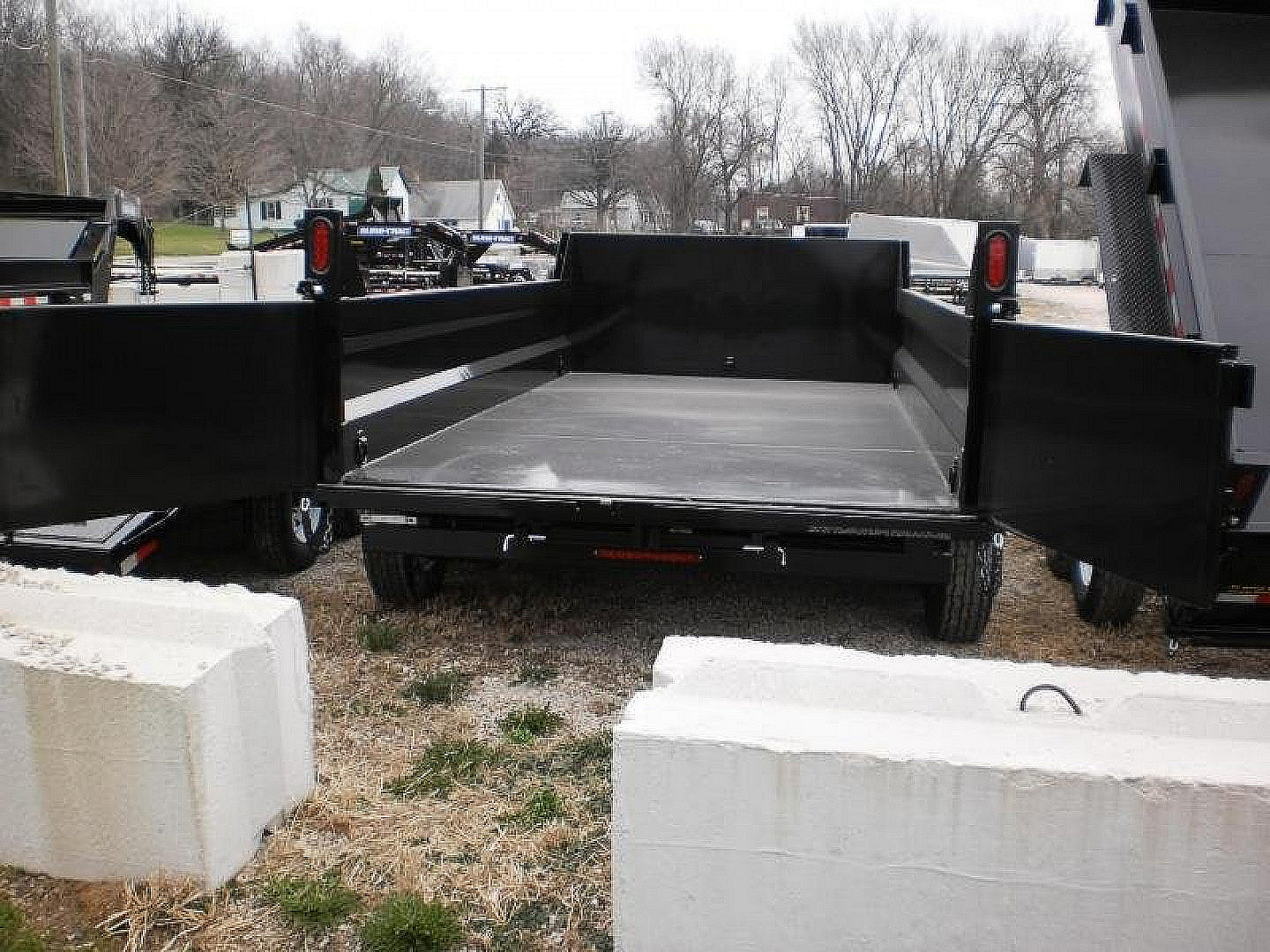 Used FOR RENT ONLY #23 82x12 Dual Ram Dump Trailer