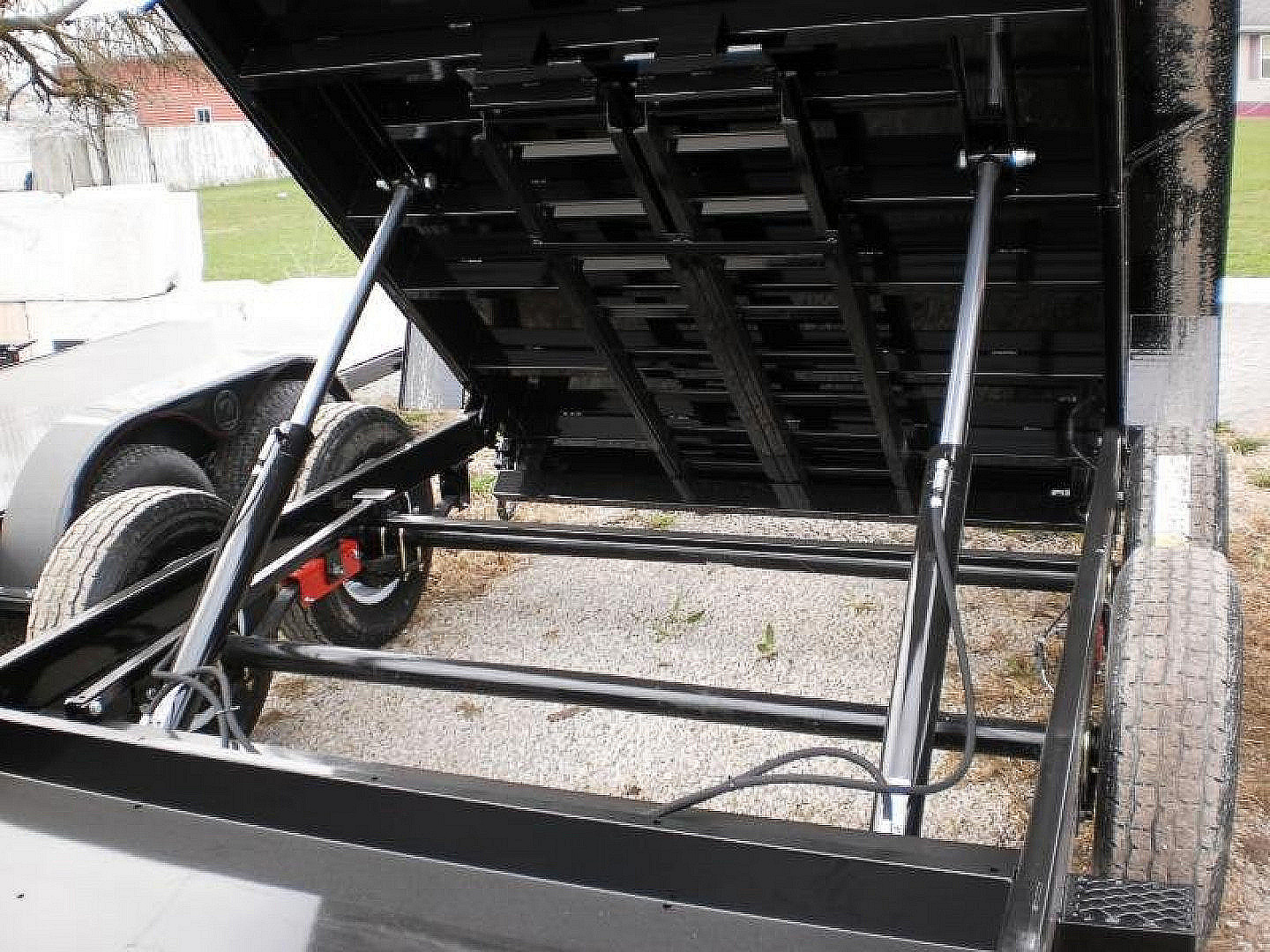 Used FOR RENT ONLY #23 82x12 Dual Ram Dump Trailer