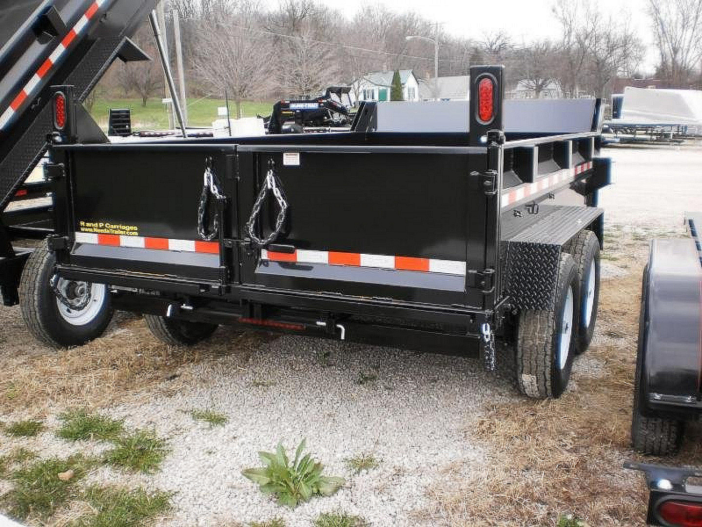 Used FOR RENT ONLY #23 82x12 Dual Ram Dump Trailer