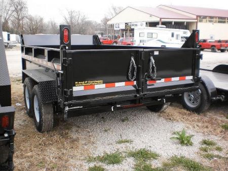 Used FOR RENT ONLY #23 82x12 Dual Ram Dump Trailer