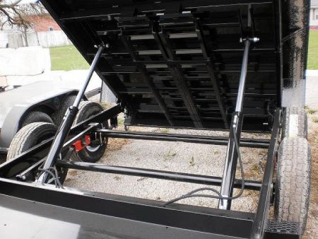 Used FOR RENT ONLY #23 82x12 Dual Ram Dump Trailer