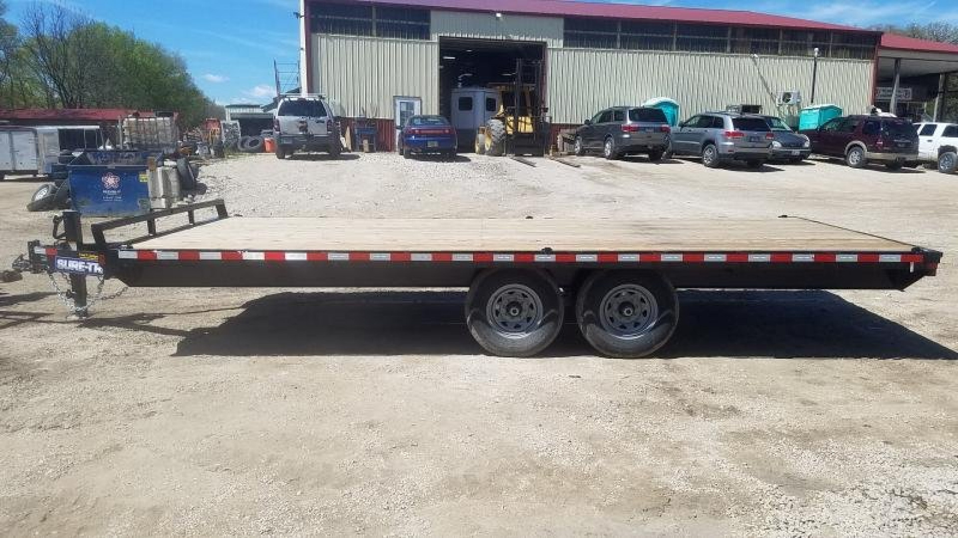 New 2027 Sure-Trac 8.5 x 20' Flatbed 14K Deckover Trailer