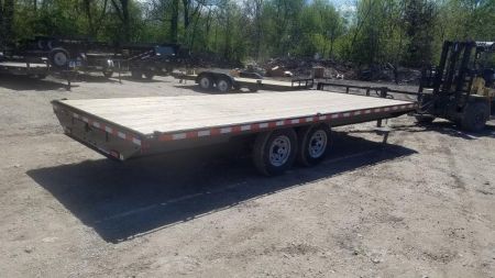 New 2027 Sure-Trac 8.5 x 20' Flatbed 14K Deckover Trailer