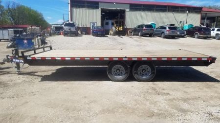 New 2027 Sure-Trac 8.5 x 20' Flatbed 14K Deckover Trailer