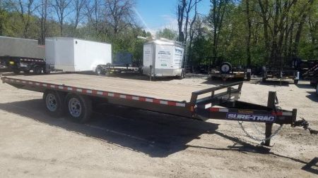 New 2027 Sure-Trac 8.5 x 20' Flatbed 14K Deckover Trailer