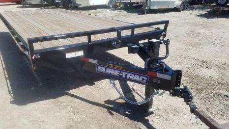 New 2027 Sure-Trac 8.5 x 20' Flatbed 14K Deckover Trailer