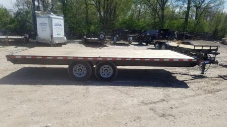 New 2027 Sure-Trac 8.5 x 20' Flatbed 14K Deckover Trailer