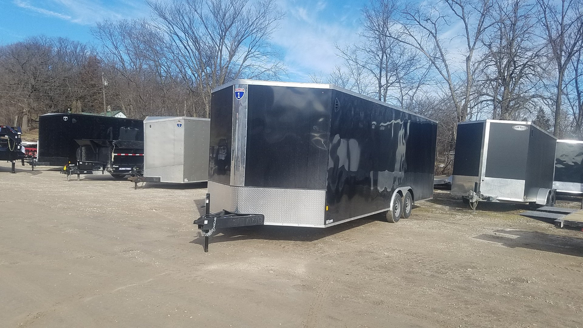 New 2025 Interstate 8.5x24 IFC Enclosed Car Hauler 10k