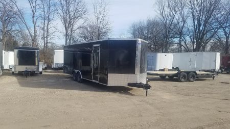 New 2025 Interstate 8.5x24 IFC Enclosed Car Hauler 10k