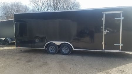 New 2025 Interstate 8.5x24 IFC Enclosed Car Hauler 10k