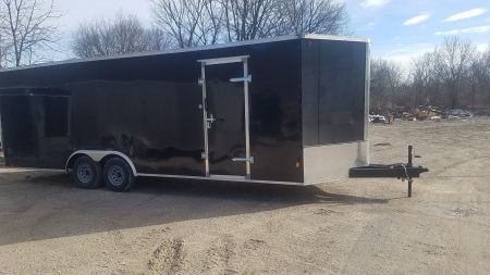 New 2025 Interstate 8.5x24 IFC Enclosed Car Hauler 10k