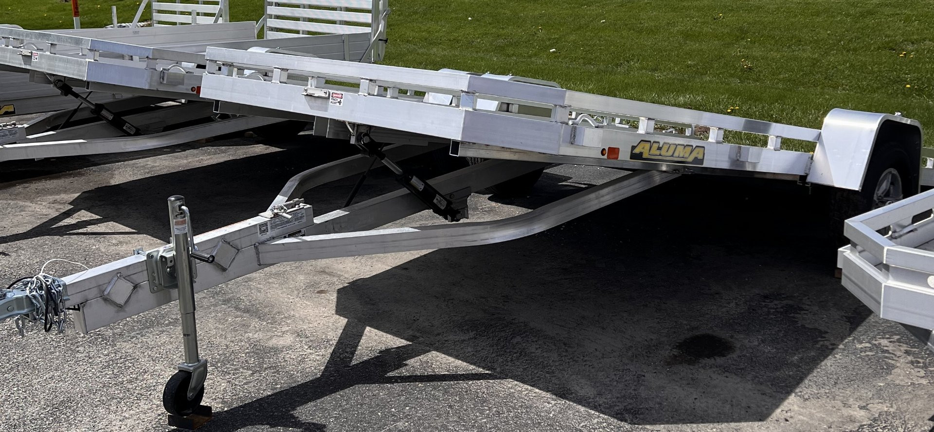New 2024 Aluma 7814 Tilt Utility Trailer (6'6" X 14'2")