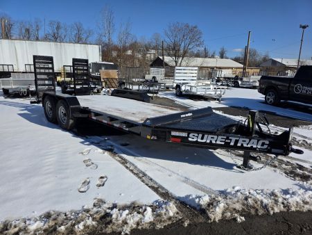 New 2025 Sure-Trac 7x18 15+3 15.4k PRO SERIES Equipment Trailer