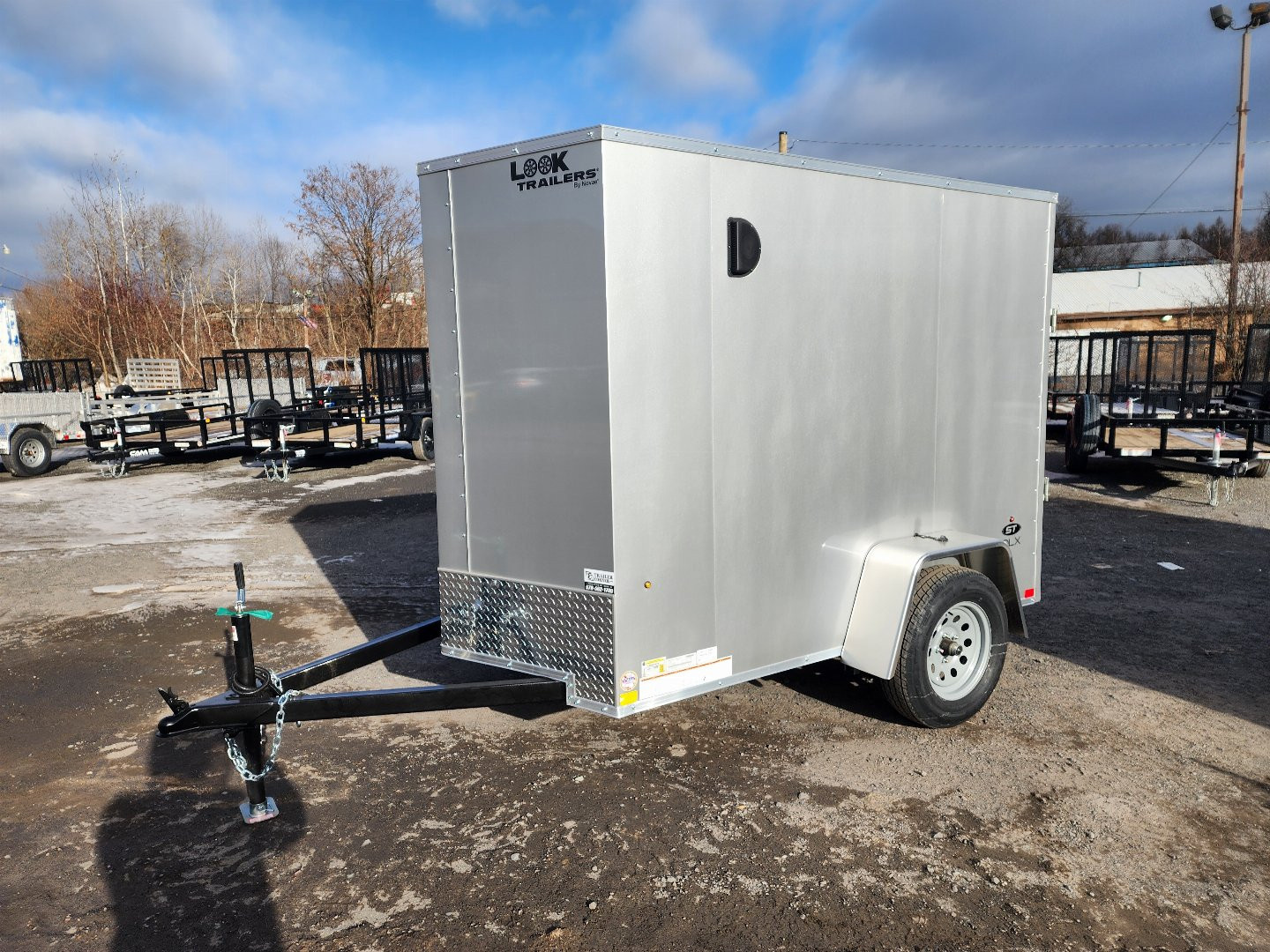 New 2025 Look Trailers ST DLX 5X8 - RAMP Cargo / Enclosed Trailer