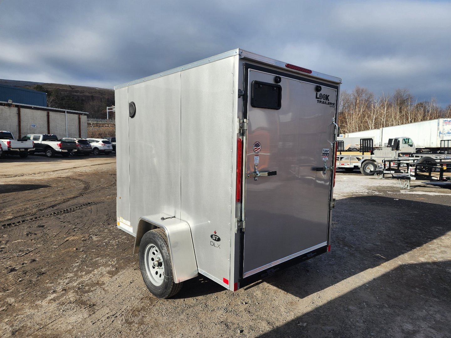 New 2025 Look Trailers ST DLX 5X8 - RAMP Cargo / Enclosed Trailer