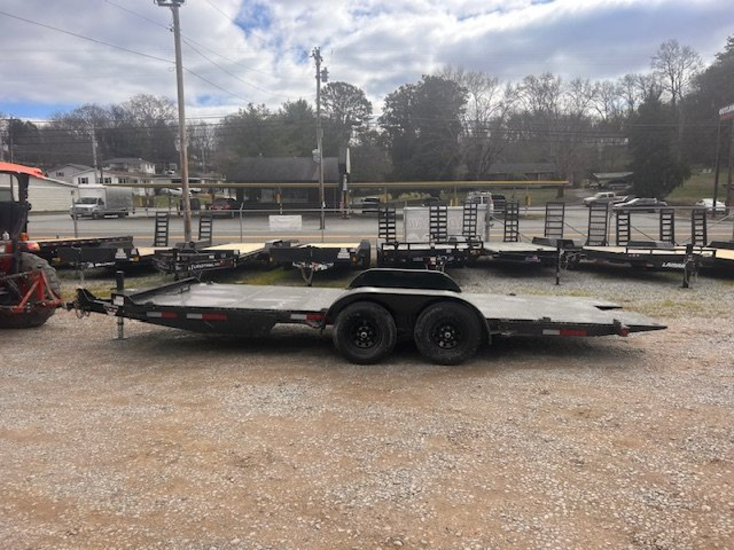 New 2025 Outlaw Trailers 20' 10K FULL HYD TILT Car / Racing Trailer