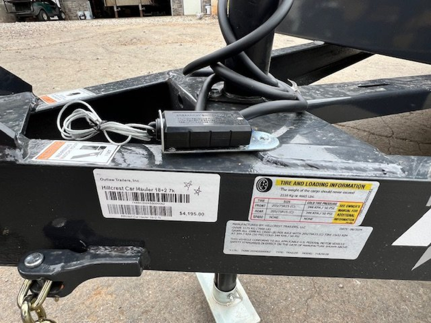 7×20 Car Hauler Trailer photo 8