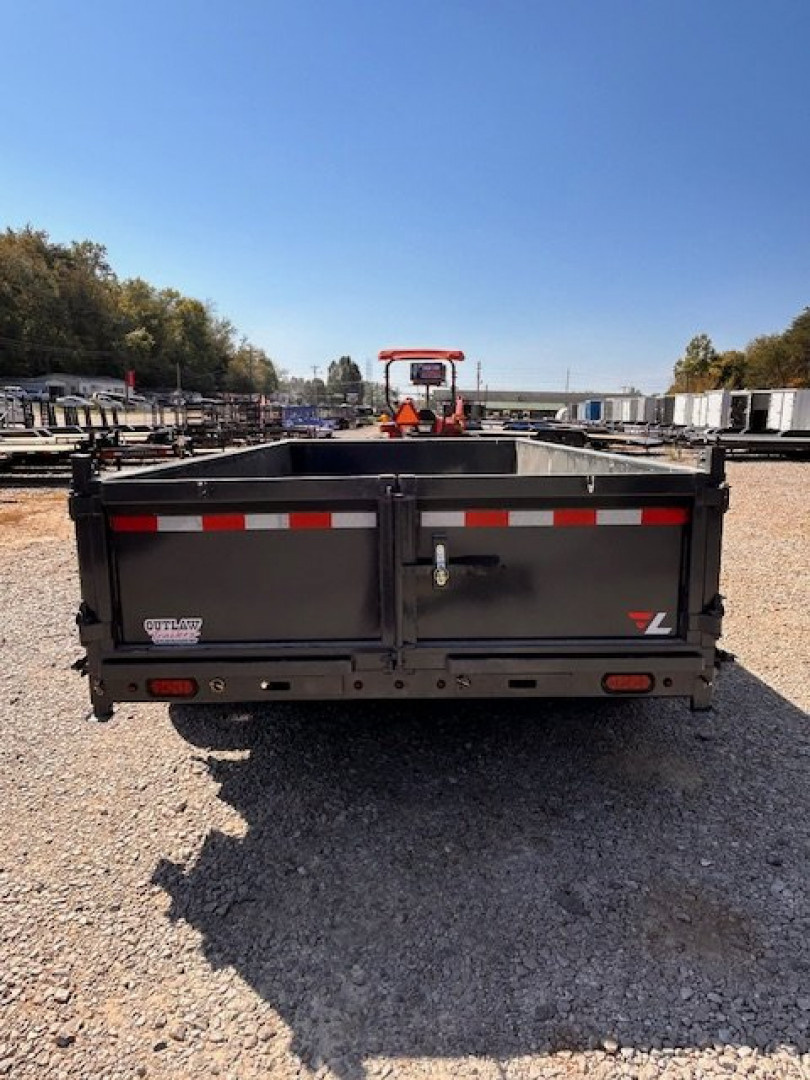 New 2025 Lamar Trailers 7x14 14K 2' Sides BP Dump Trailer