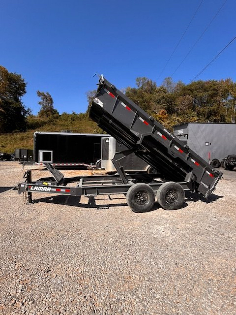 New 2025 Lamar Trailers 7x14 14K 2' Sides BP Dump Trailer