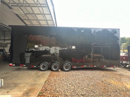 New 2025 Outlaw Trailers 8.5x32 Stacker Race Trailer Car / Racing Trailer