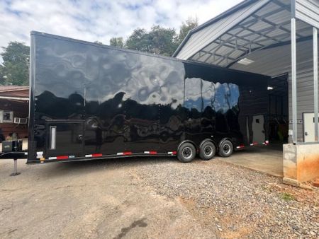 New 2025 Outlaw Trailers 8.5x32 Stacker Race Trailer Car / Racing Trailer
