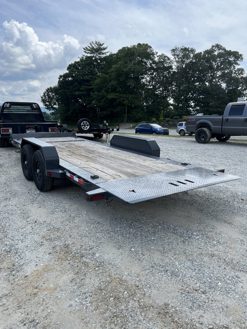 New 2026 Iron Bull Tilt Trailer / TWB Series / 81" x 22' ( 6'Stationary 16' Tilt ) / 2-8,000# Electric Brake Axles / Jumbo Tool Box