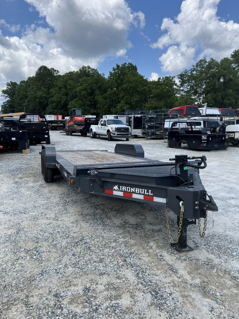 New 2026 Iron Bull Tilt Trailer / TWB Series / 81" x 22' ( 6'Stationary 16' Tilt ) / 2-8,000# Electric Brake Axles / Jumbo Tool Box