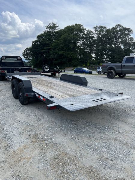 New 2026 Iron Bull Tilt Trailer / TWB Series / 81" x 22' ( 6'Stationary 16' Tilt ) / 2-8,000# Electric Brake Axles / Jumbo Tool Box
