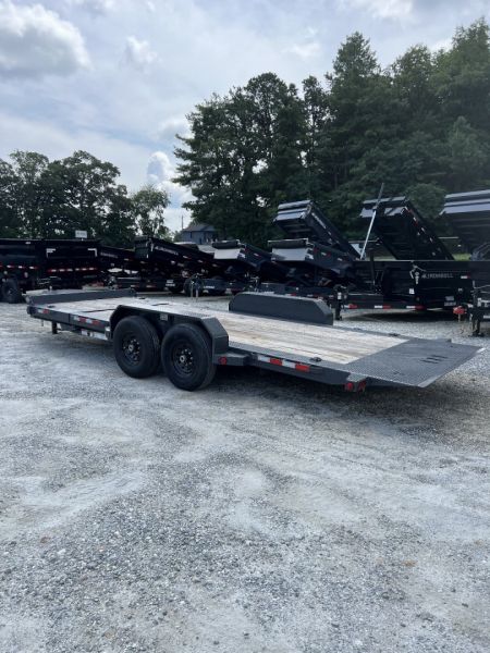 New 2026 Iron Bull Tilt Trailer / TWB Series / 81" x 22' ( 6'Stationary 16' Tilt ) / 2-8,000# Electric Brake Axles / Jumbo Tool Box