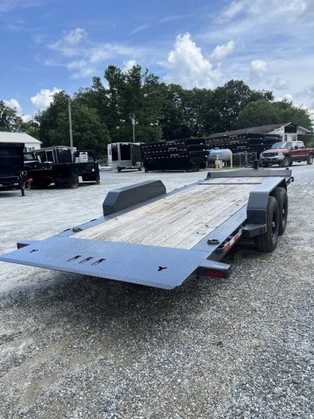 New 2026 Iron Bull Tilt Trailer / TWB Series / 81" x 22' ( 6'Stationary 16' Tilt ) / 2-8,000# Electric Brake Axles / Jumbo Tool Box