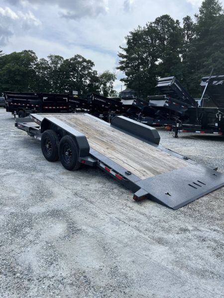 New 2026 Iron Bull Tilt Trailer / TWB Series / 81" x 22' ( 6'Stationary 16' Tilt ) / 2-8,000# Electric Brake Axles / Jumbo Tool Box