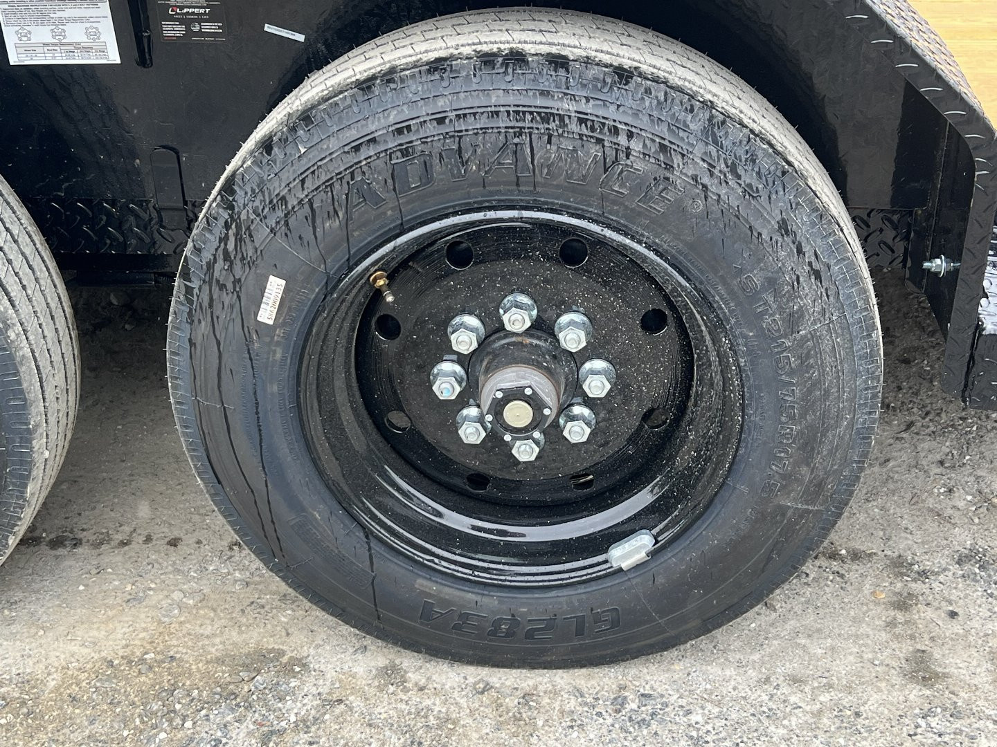 New 2025 Iron Bull TLG8122082 Gooseneck Tilt Trailer / 81" Wide x 22' Long / 6' Stationary 16' Tilt / 2-8,000# Torsion Electric Brake Axles / 215/75R17.5" Tires and Wheels