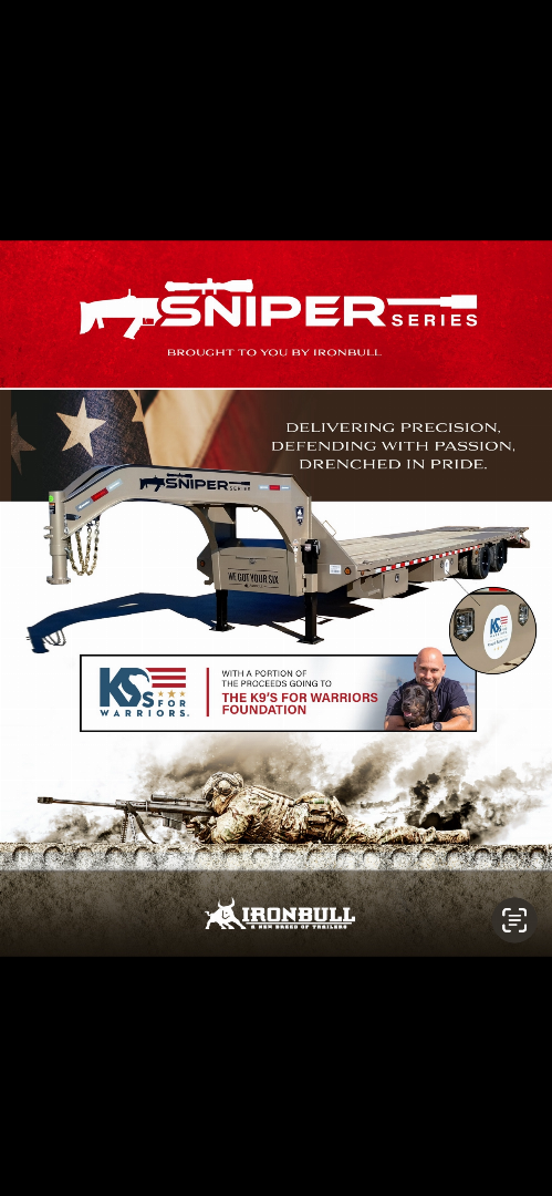New 2025 Iron Bull FLG0232102 SNIPER SERIES Flatbed Trailer / 102" WIDE X 32' LONG / RAMPAGE RAMPS / 2-10,000# ELECTRIC BRAKE AXLES / HYDRAULIC JACKS / ENGINEERED I-BEAM FRAME / 2- SIDE MOUNT TOOLBOXES / WINCH PLATE