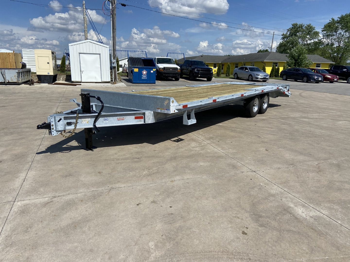 New BND 25' Galvanized Deckover Trailer