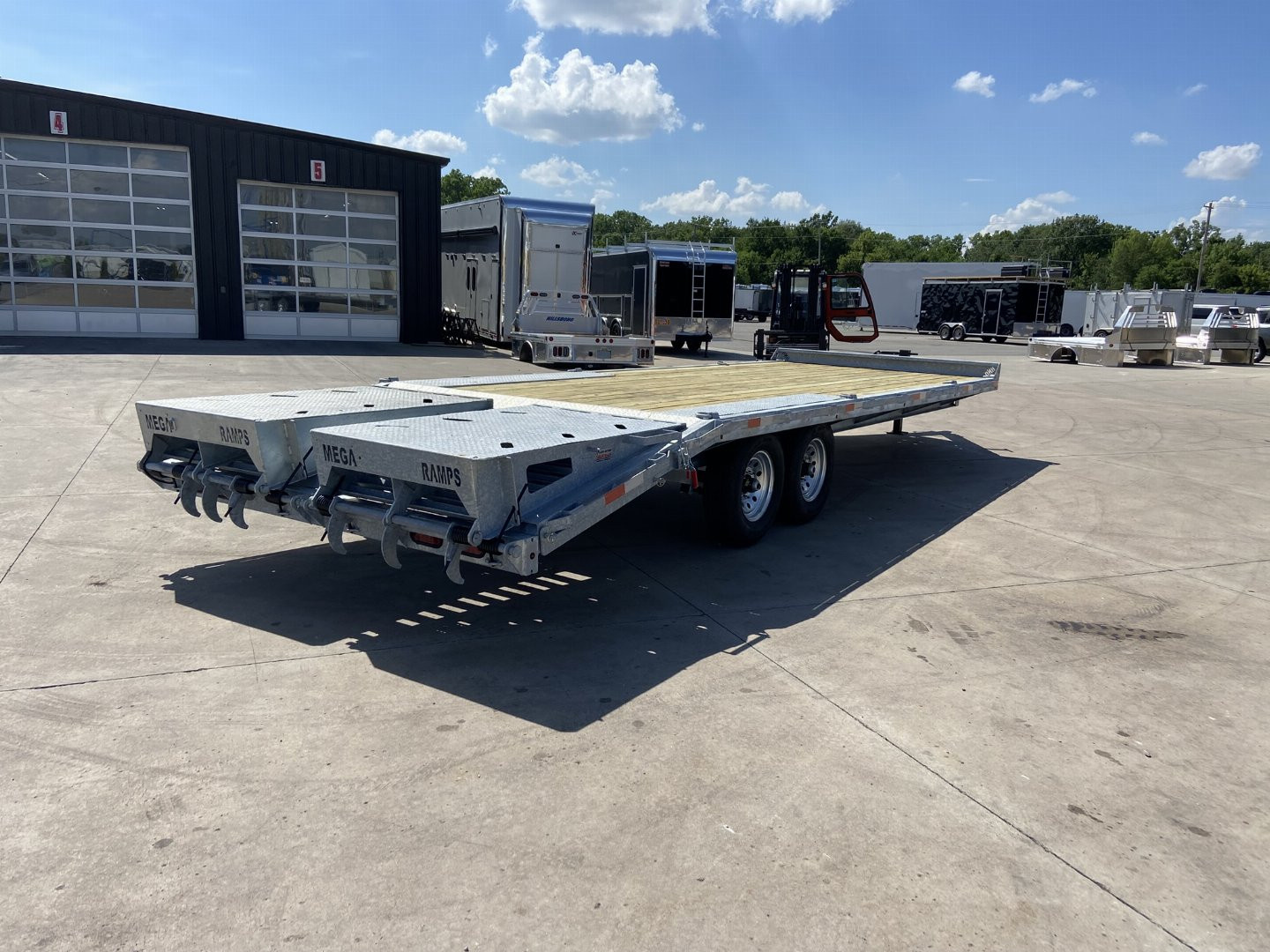 New BND 25' Galvanized Deckover Trailer
