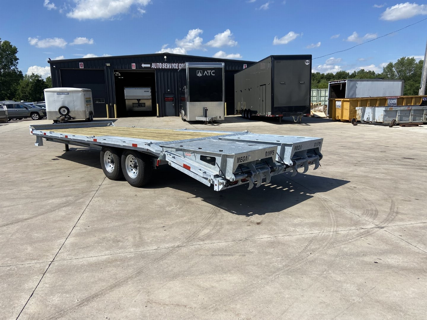 New BND 25' Galvanized Deckover Trailer